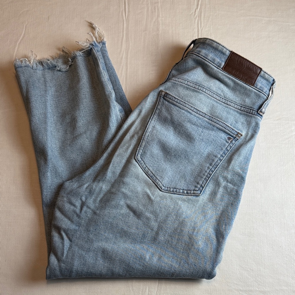 Madewell Women's Light Blue Curvy Perfect Vintage Jeans Size 28P